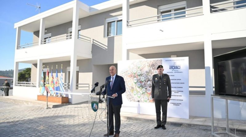 Παρουσία ΥΕΘΑ Νίκου Δένδια στα εγκαίνια και την παράδοση των νέων Στρατιωτικών Οικημάτων στο Στρατόπεδο «Στρατηγού Γεωργίου Καραϊσκάκη», στο Χαϊδάρι Παρουσία ΥΕΘΑ Νίκου Δένδια στα εγκαίνια και την παράδοση των νέων Στρατιωτικών Οικημάτων στο Στρατόπεδο «Στρατηγού Γεωργίου Καραϊσκάκη», στο Χαϊδάρι
